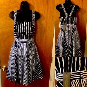 Fun & Flirty Navy Dress